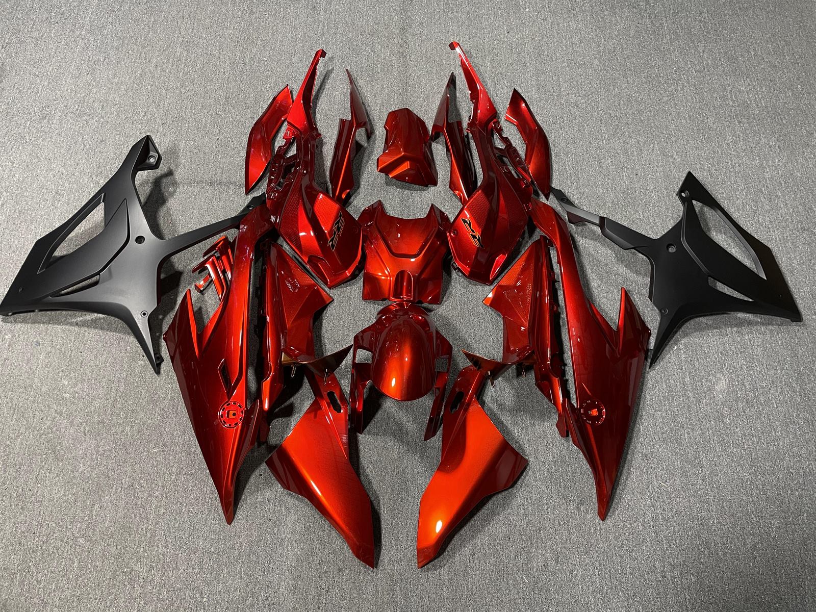 BMW S1000RR 19-21 Fairing Kit - Candy Red & Black