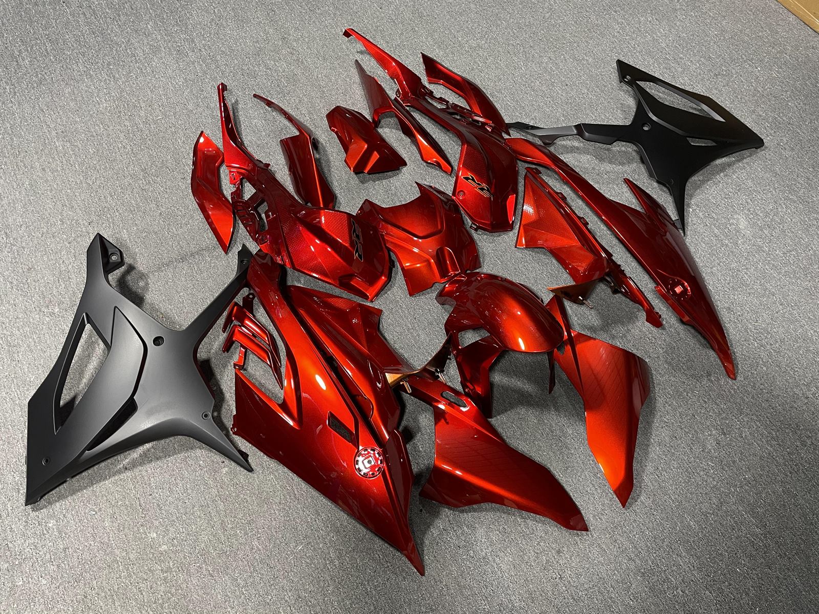 BMW S1000RR 19-21 Fairing Kit - Candy Red & Black