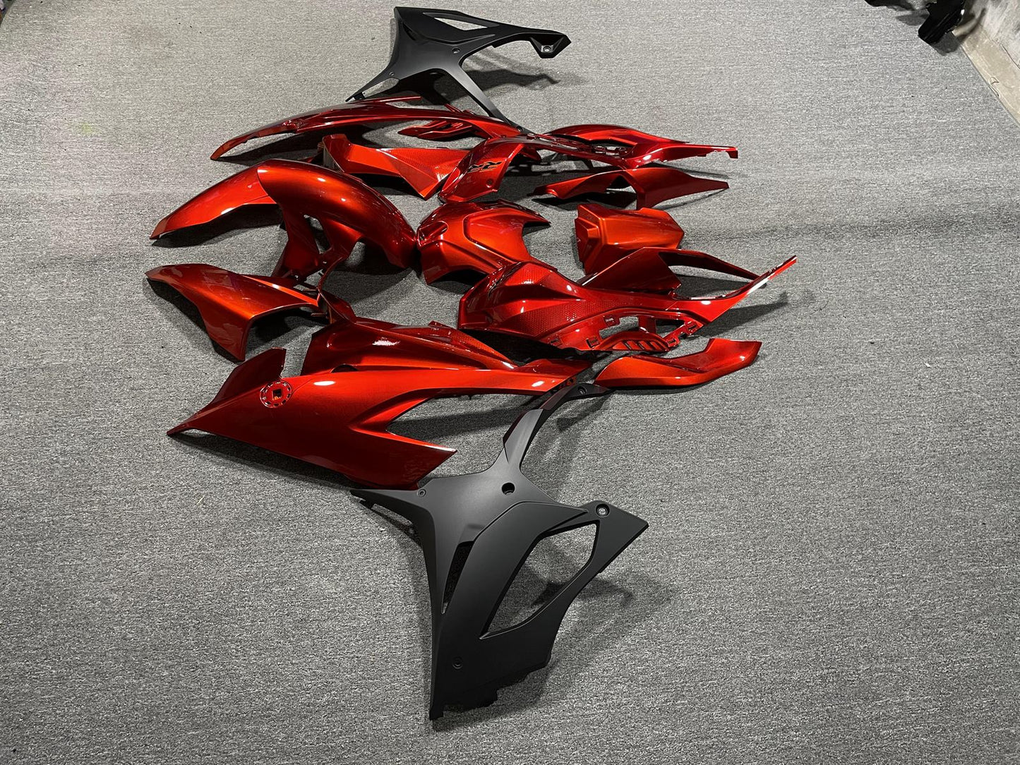 BMW S1000RR 19-21 Fairing Kit - Candy Red & Black