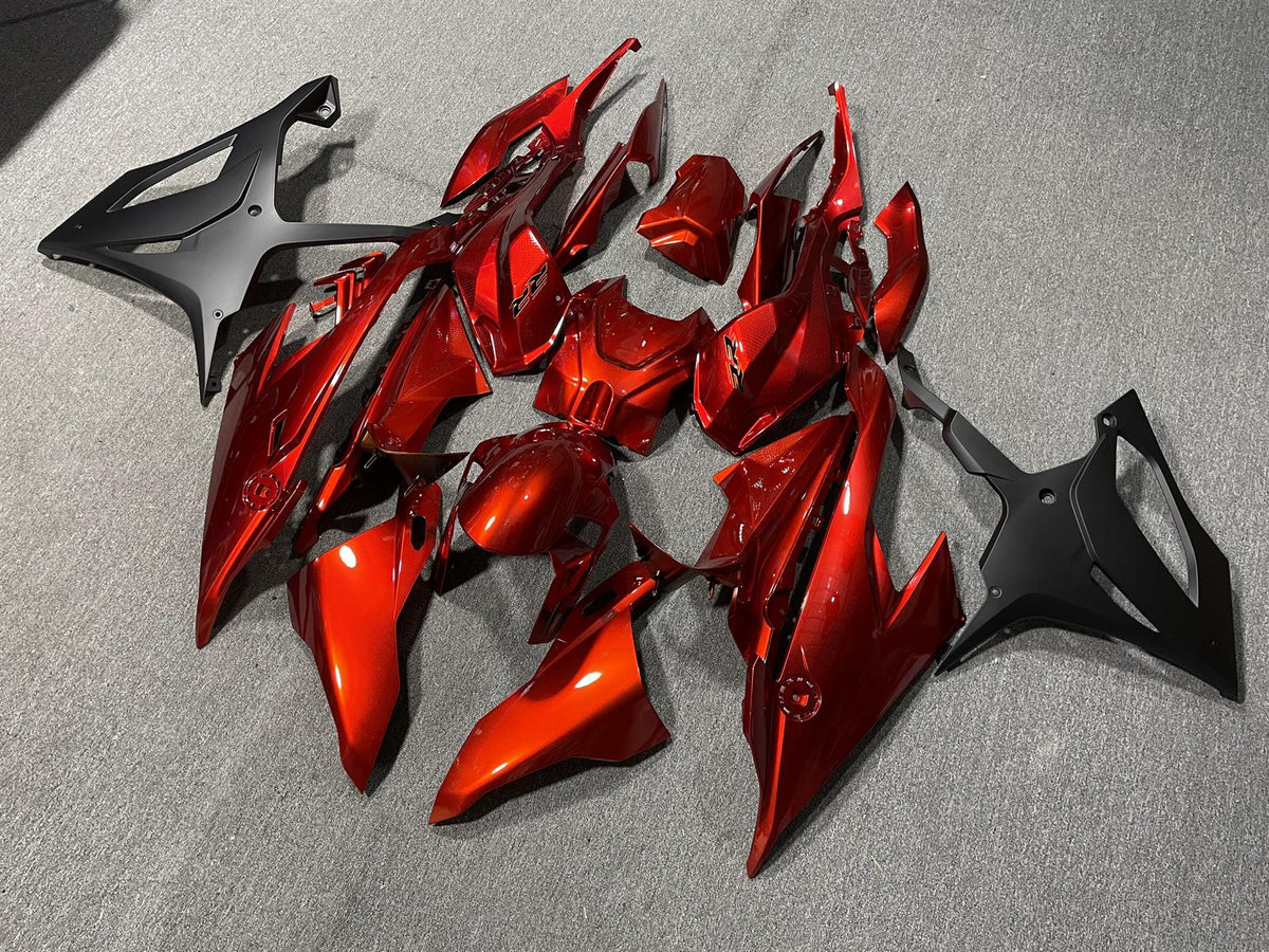 BMW S1000RR 19-21 Fairing Kit - Candy Red & Black