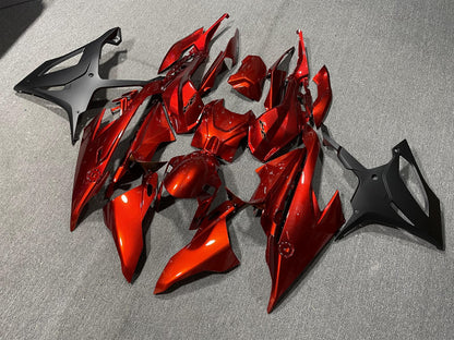 BMW S1000RR 19-21 Fairing Kit - Candy Red & Black