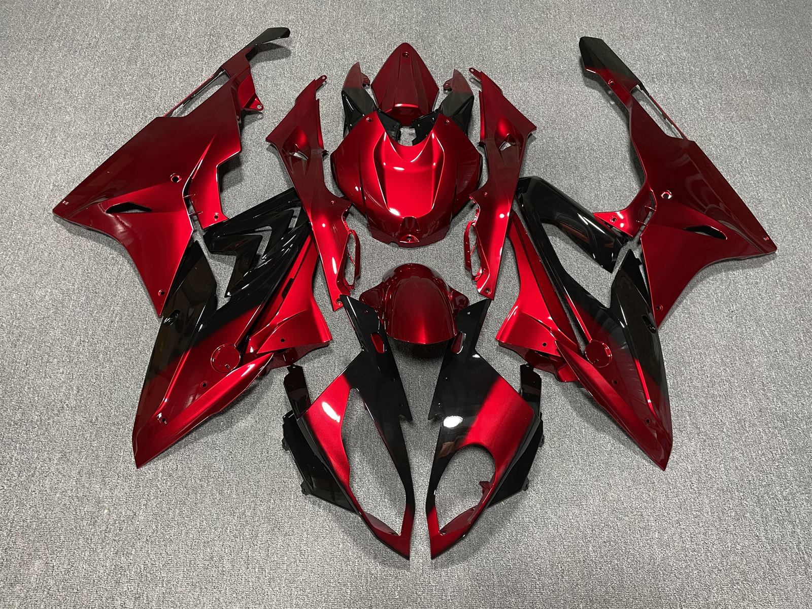 BMW S1000RR 2015-16 Fairing Kit - Candy Red & Black