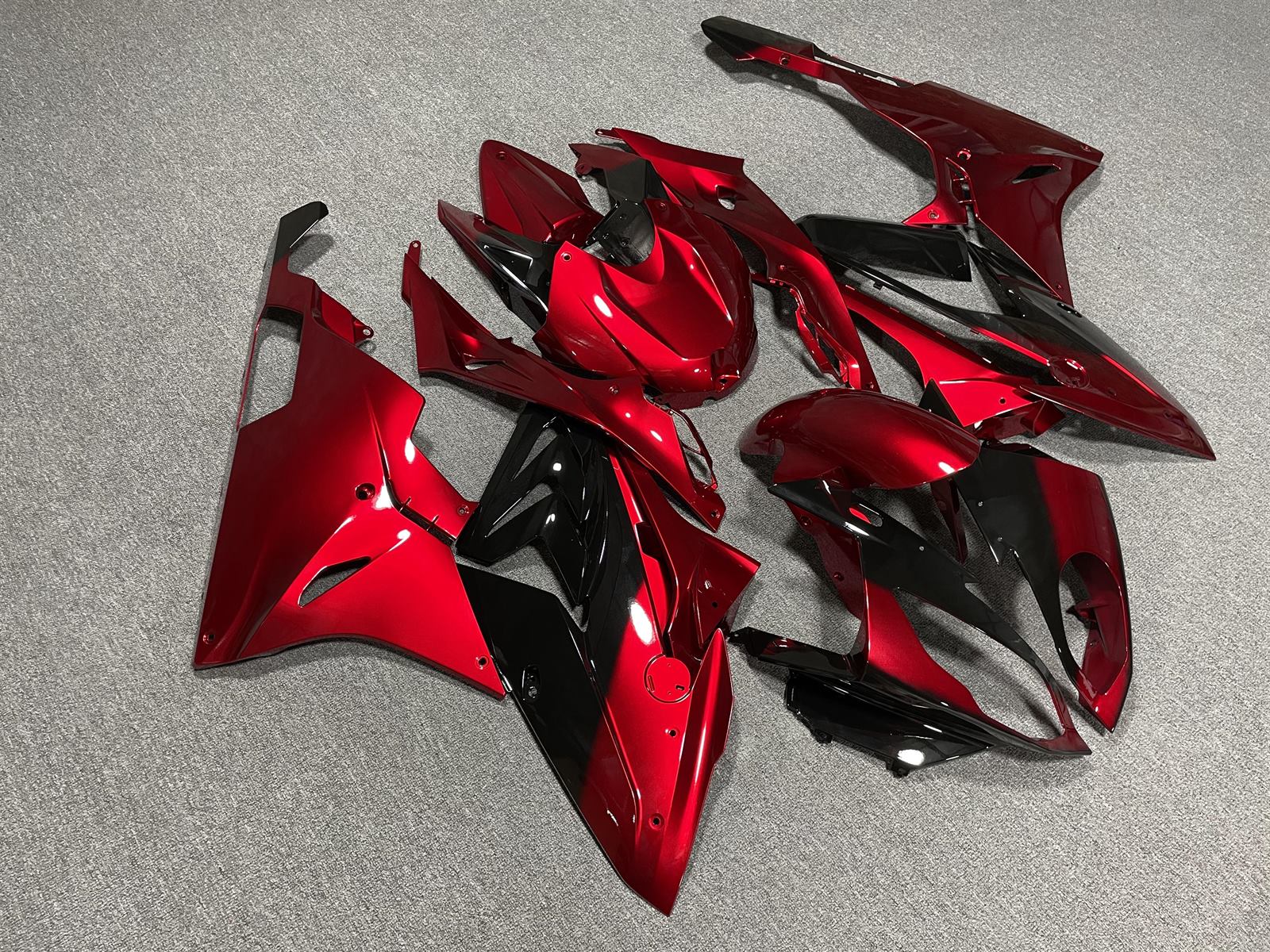 BMW S1000RR 2015-16 Fairing Kit - Candy Red & Black