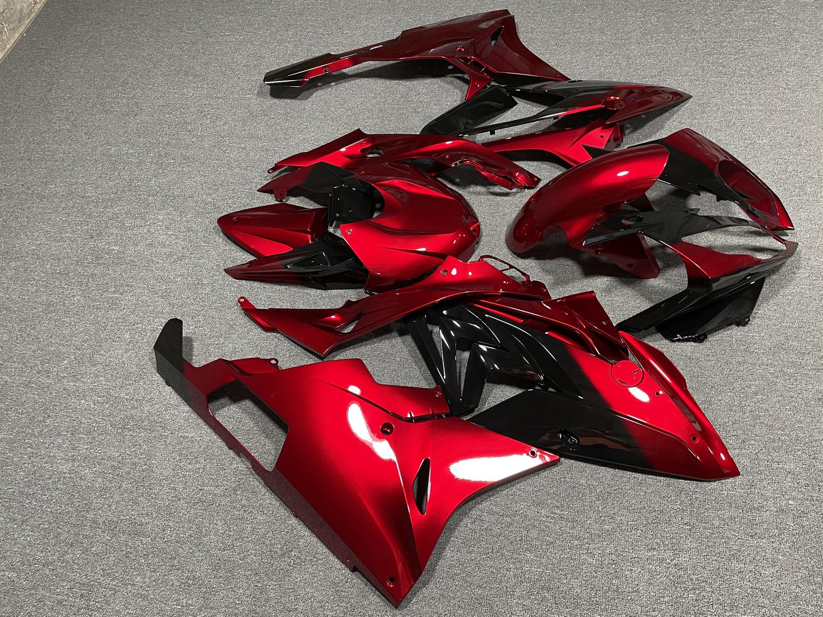 BMW S1000RR 2015-16 Fairing Kit - Candy Red & Black