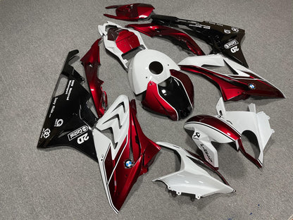 BMW S1000RR 2015-16 Fairing Kit - Burgundy White & Black