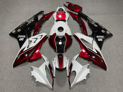BMW S1000RR 2015-16 Fairing Kit - Burgundy White & Black