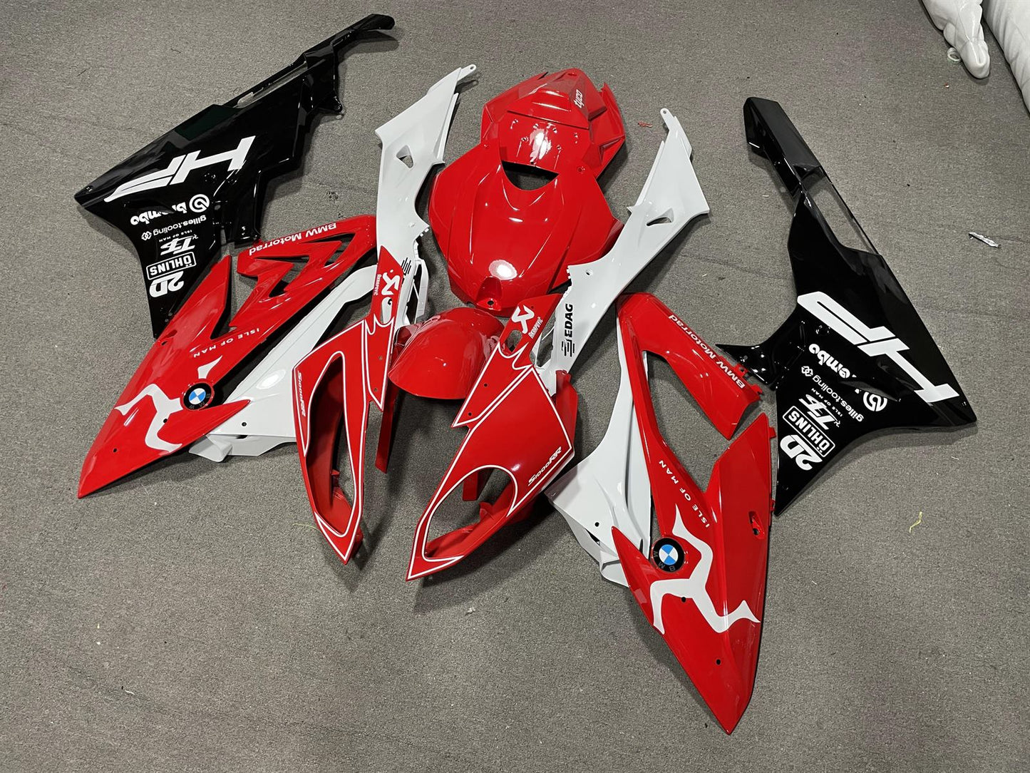 BMW S1000RR 2015-16 Fairing Kit - Red & White Race