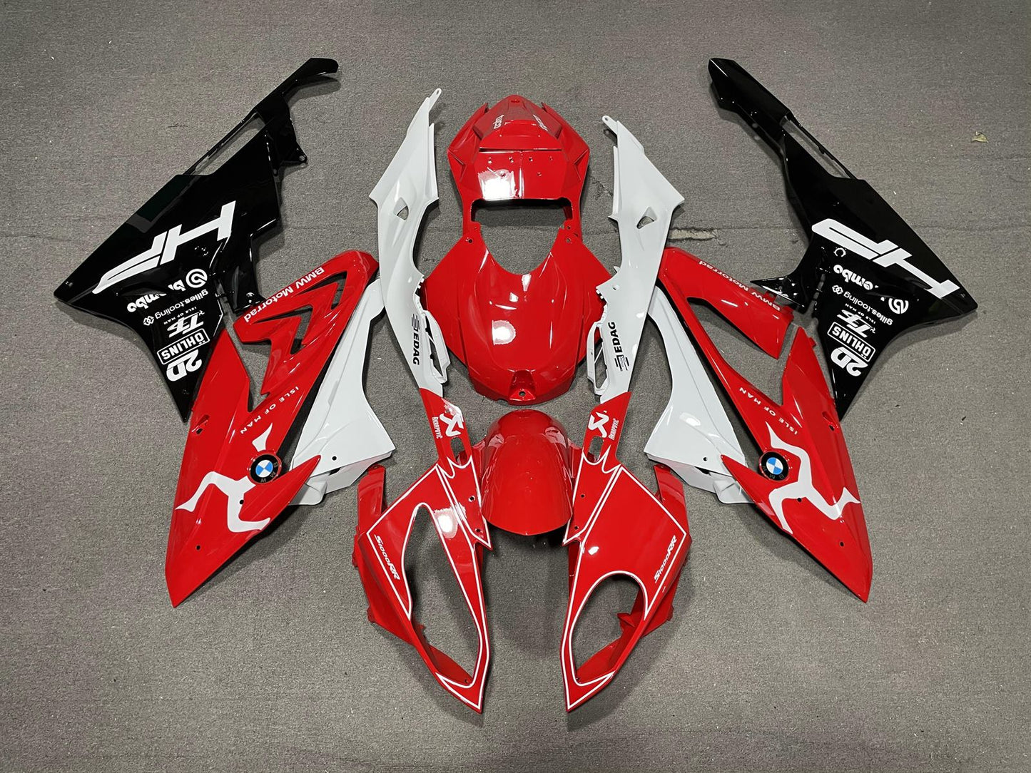 BMW S1000RR 2015-16 Fairing Kit - Red White & Black Race