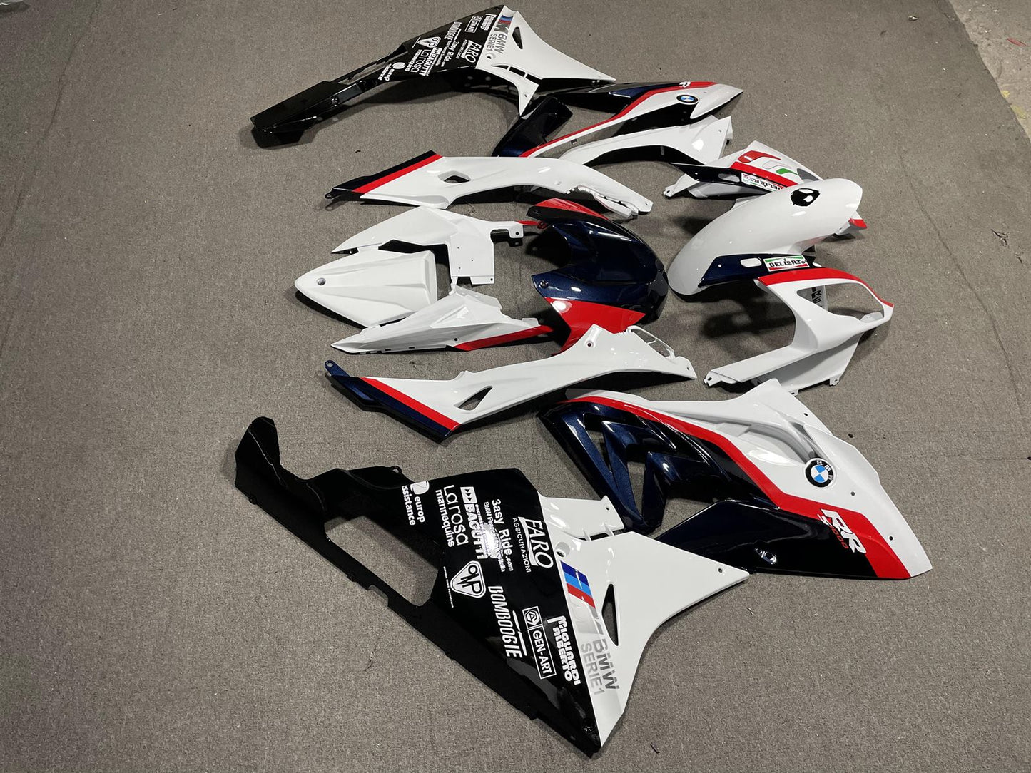 BMW S1000RR 2015-16 Fairing Kit - Motorsport White & Blue