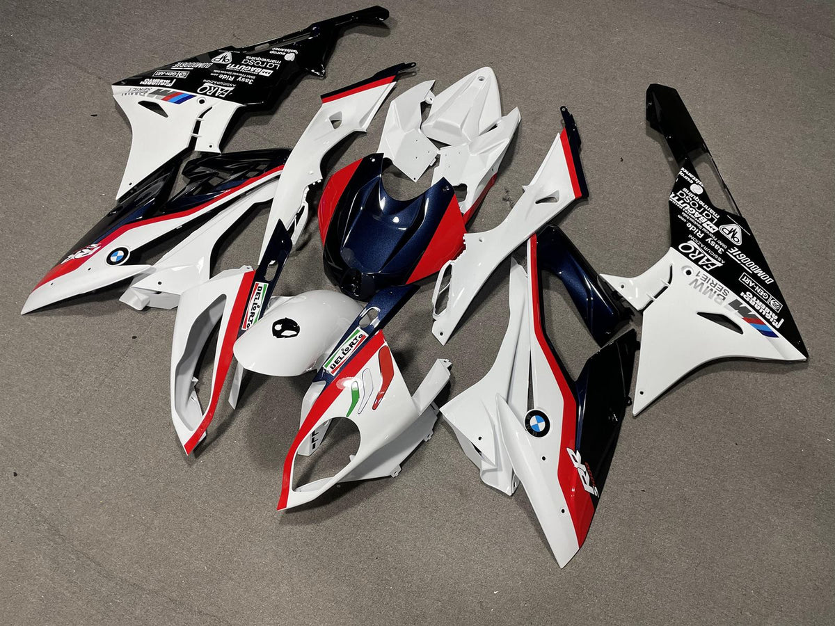 BMW S1000RR 2015-16 Fairing Kit - Motorsport White & Blue