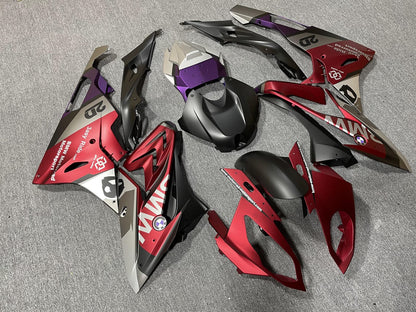 BMW S1000RR 2015-16 Fairing Kit - Matte Red & Black