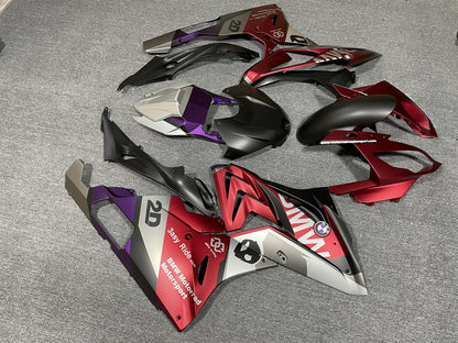 BMW S1000RR 2015-16 Fairing Kit - Matte Red & Black