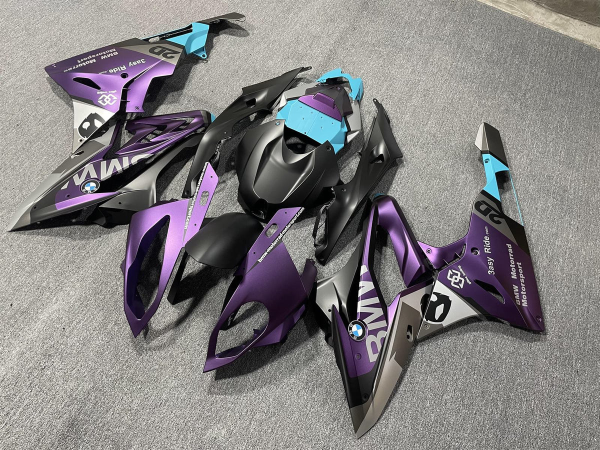 BMW S1000RR 2015-16 Fairing Kit - Purple & Black