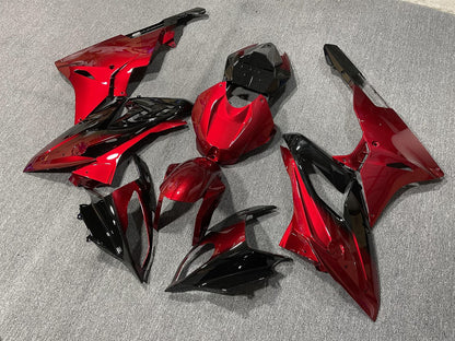 BMW S1000RR 2015-16 Fairing Kit - Candy Red & Matte Black