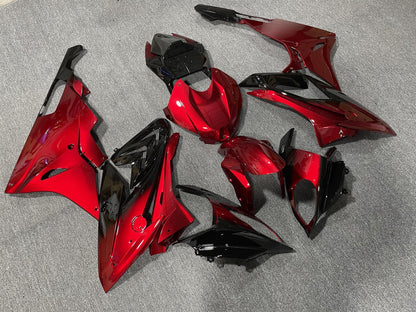 BMW S1000RR 2015-16 Fairing Kit - Candy Red & Matte Black