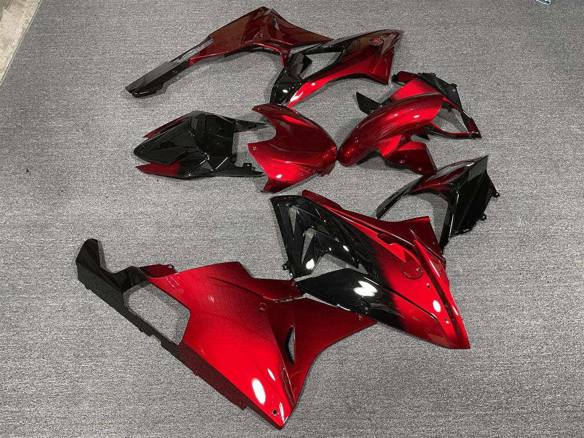 BMW S1000RR 2015-16 Fairing Kit - Candy Red & Matte Black