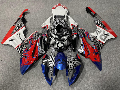 BMW S1000RR 2015-16 Fairing Kit - Monochrome Print & Blue