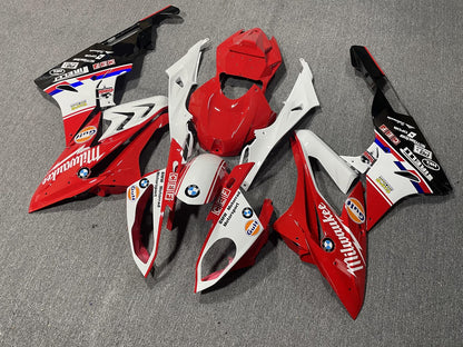 BMW S1000RR 2015-16 Fairing Kit - Red & White Sponsor Livery