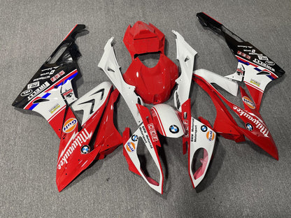 BMW S1000RR 2015-16 Fairing Kit - Red & White Sponsor Livery