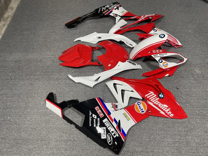 BMW S1000RR 2015-16 Fairing Kit - Red & White Sponsor Livery
