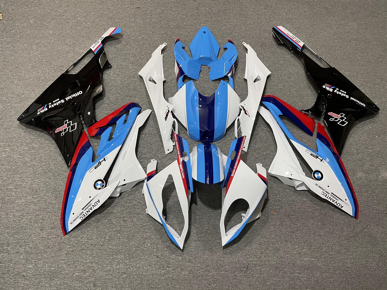 BMW S1000RR 2015-16 Fairing Kit - Motorsport Blue White & Red