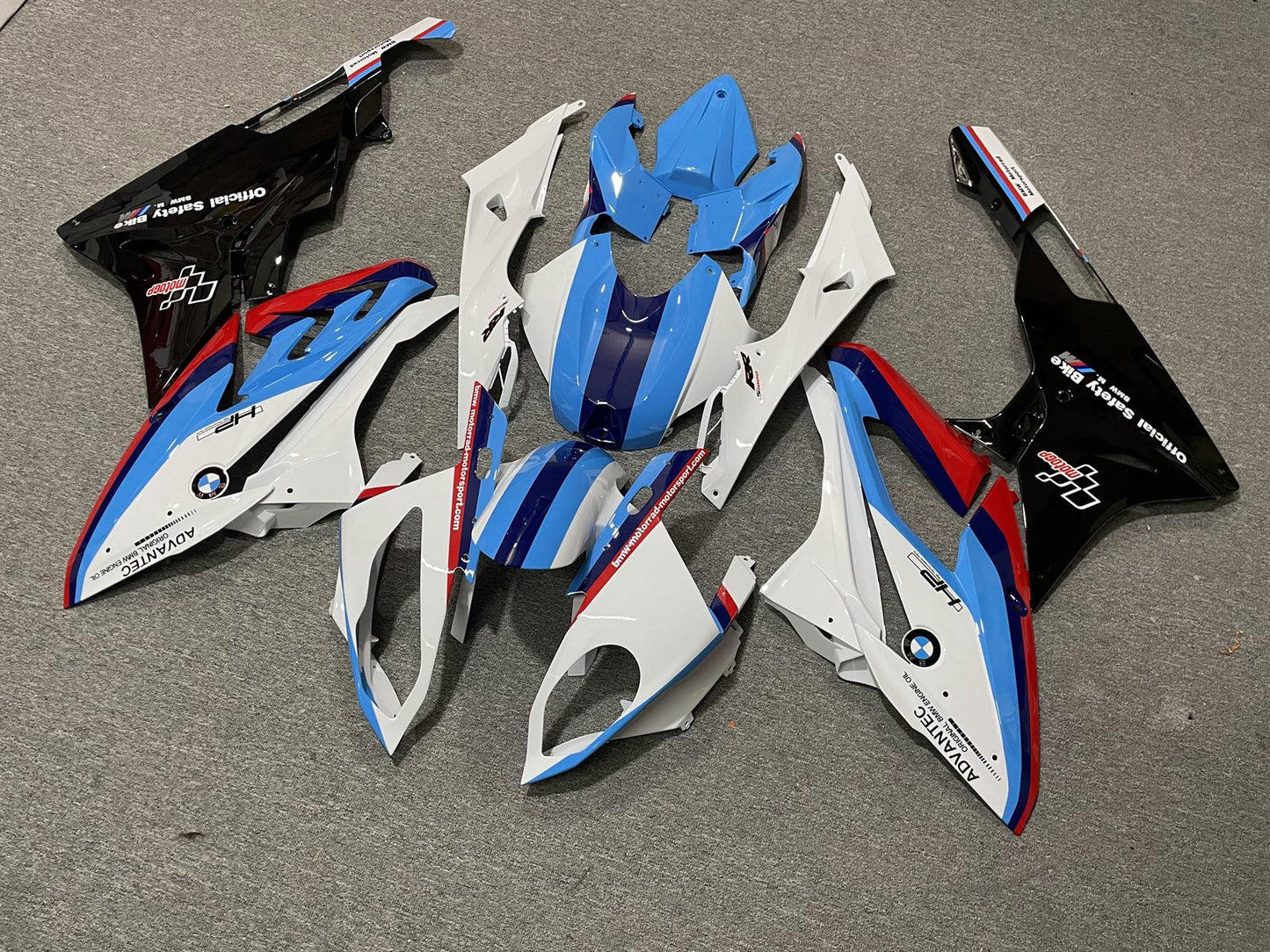 BMW S1000RR 2015-16 Fairing Kit - Motorsport Blue White & Red