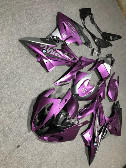 BMW S1000RR 2017-18 Fairing Kit - Purple & Silver