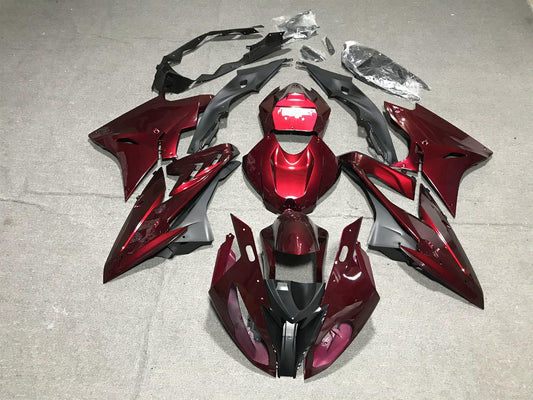 BMW S1000RR 2017-18 Fairing Kit - Candy Burgundy & Grey