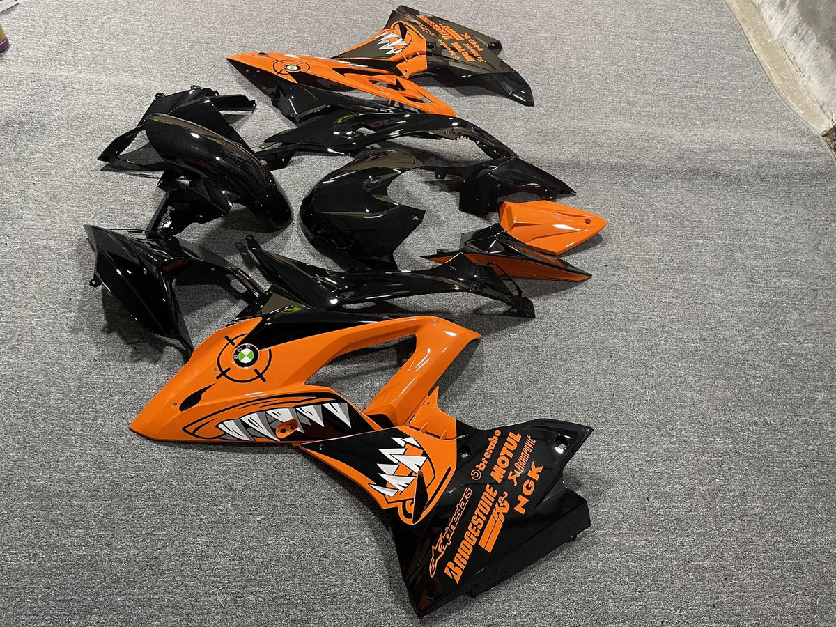 BMW S1000RR 2017-18 Fairing Kit - Orange & Black