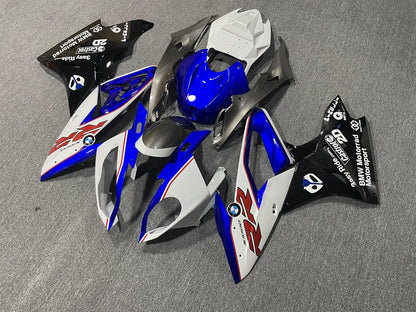BMW S1000RR 2017-18 Fairing Kit - Motorsport Blue White & Grey