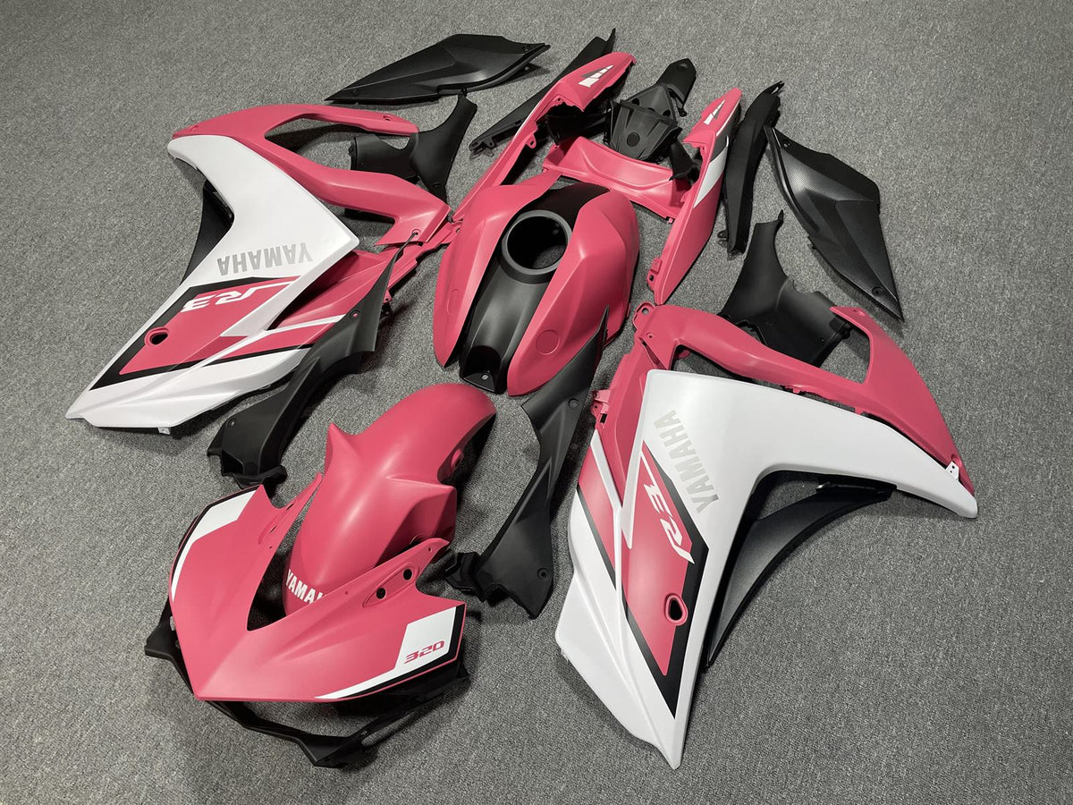 YAMAHA Y-R25 R3 14-18 Fairing Kit - Pink White & Black