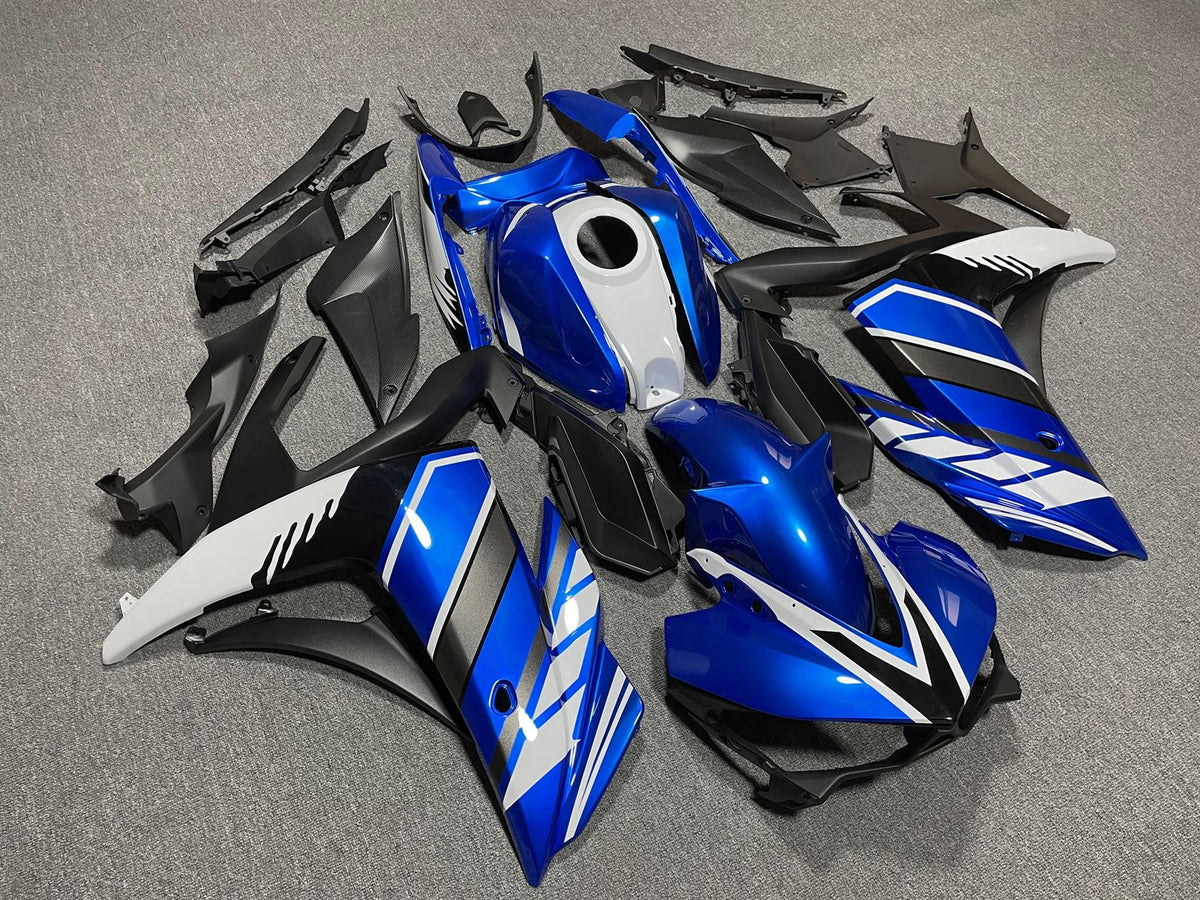 YAMAHA Y-R25 R3 14-18 Fairing Kit - Blue White & Black Race