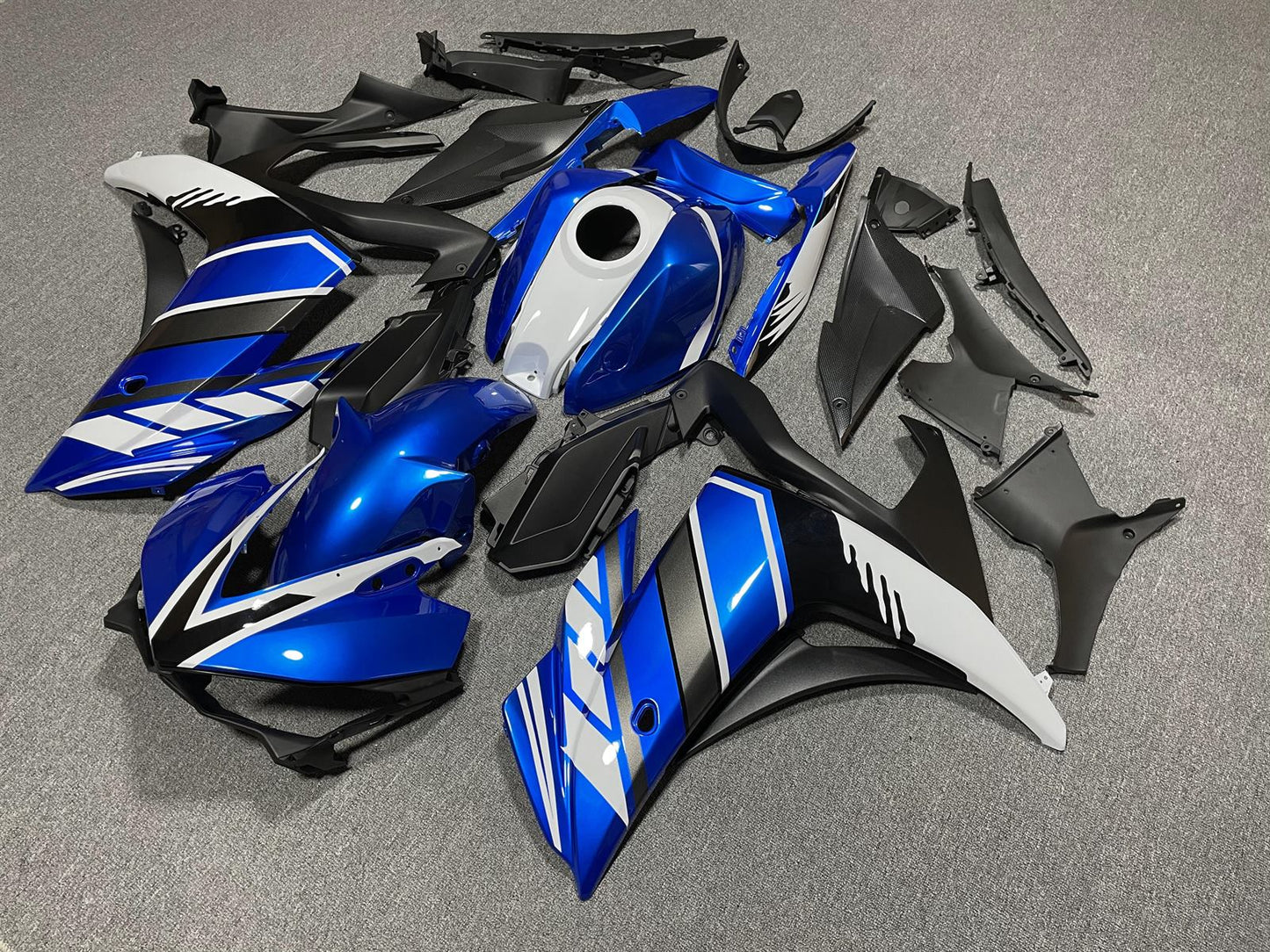YAMAHA Y-R25 R3 14-18 Fairing Kit - Blue White & Black Race