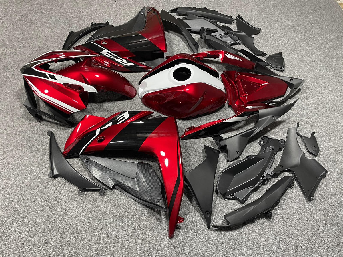 YAMAHA Y-R25 R3 14-18 Fairing Kit - Candy Red & Black