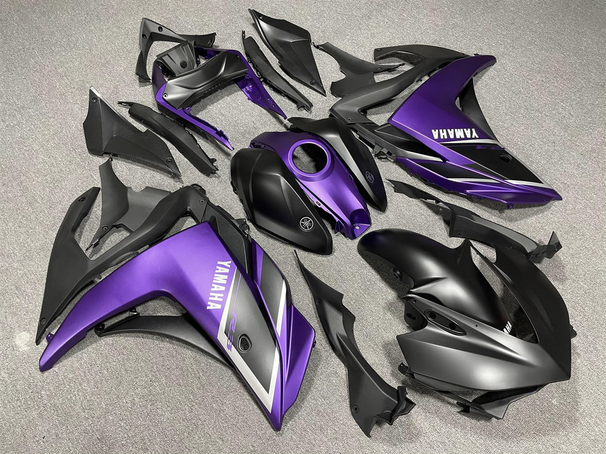 YAMAHA Y-R25 R3 14-18 Fairing Kit - Purple & Matte Black