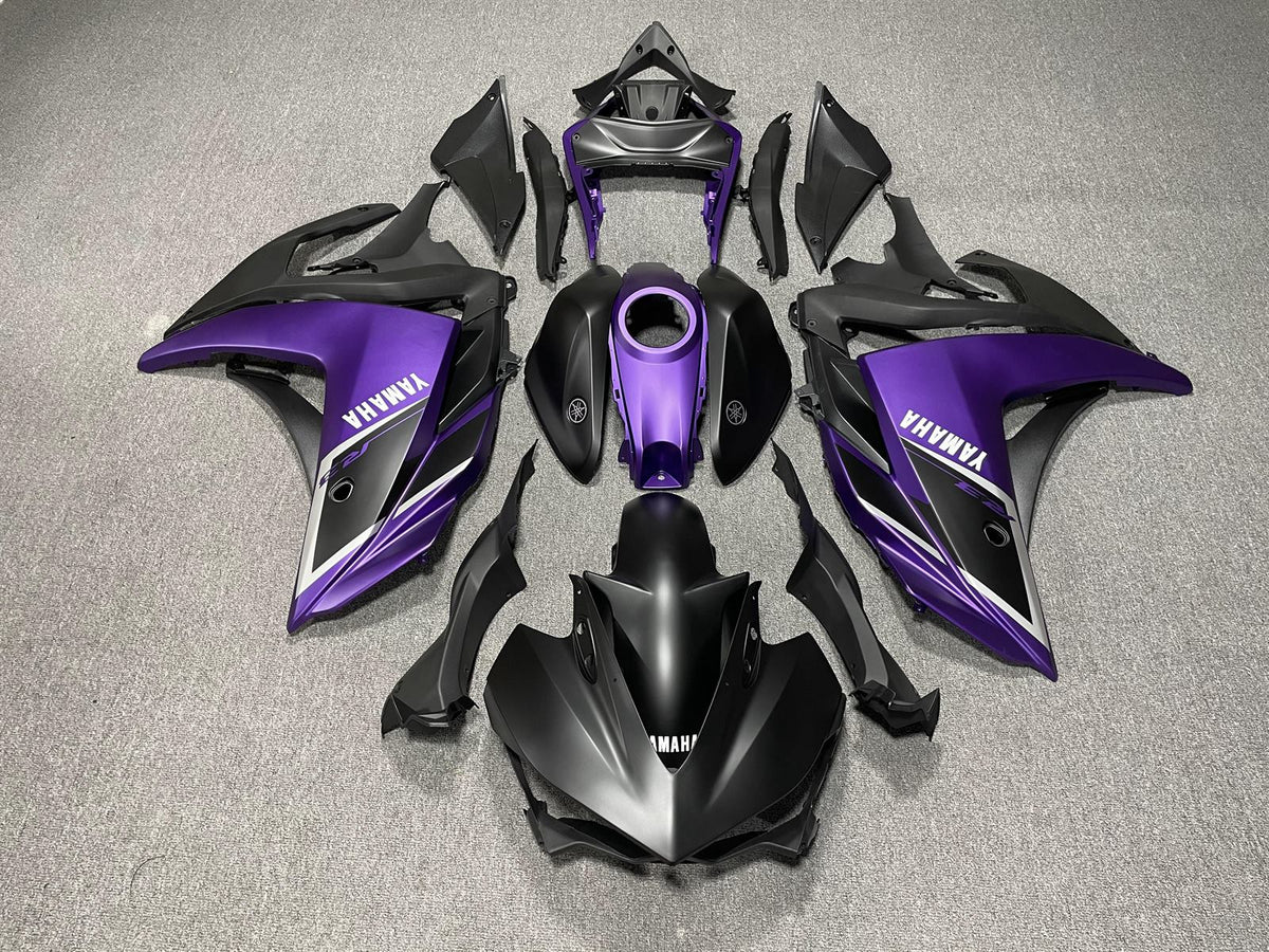 YAMAHA Y-R25 R3 14-18 Fairing Kit - Purple & Matte Black