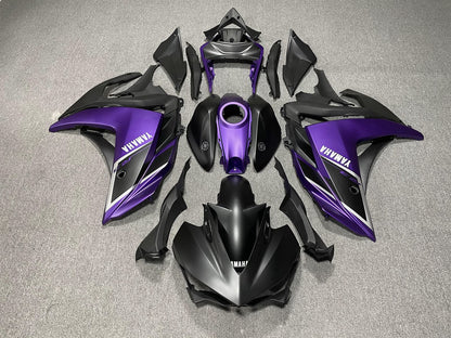 YAMAHA Y-R25 R3 14-18 Fairing Kit - Purple & Matte Black
