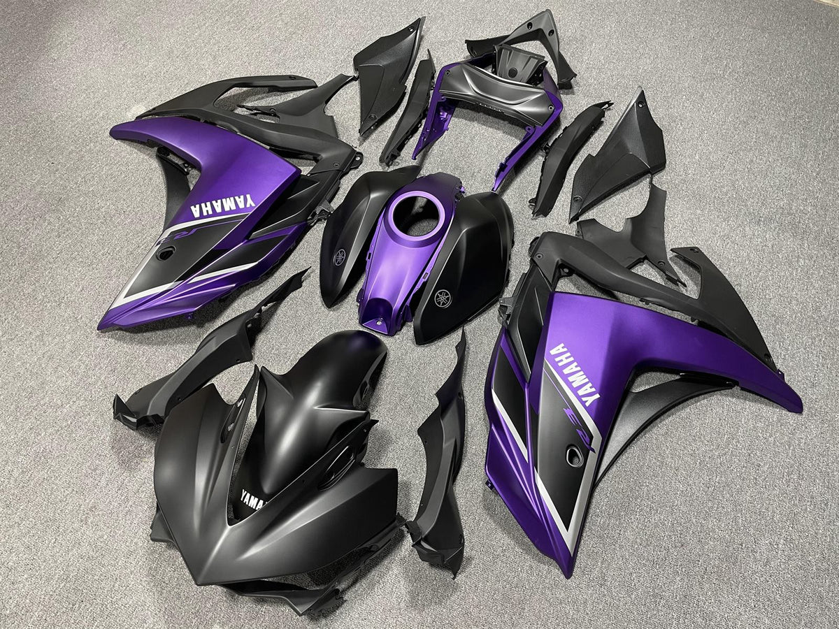 YAMAHA Y-R25 R3 14-18 Fairing Kit - Purple & Matte Black