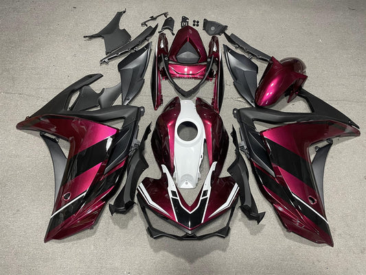 YAMAHA Y-R25 R3 14-18 Fairing Kit - Burgundy & Grey