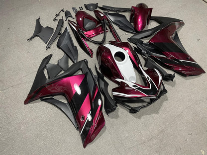 YAMAHA Y-R25 R3 14-18 Fairing Kit - Burgundy & Grey