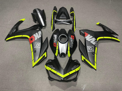 YAMAHA Y-R25 R3 14-18 Fairing Kit - Fluoro Yellow & Grey Race