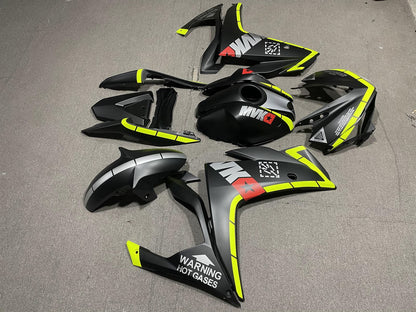 YAMAHA Y-R25 R3 14-18 Fairing Kit - Fluoro Yellow & Grey Race
