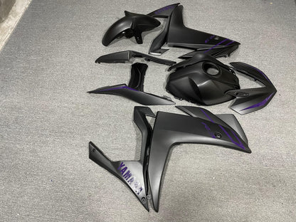 YAMAHA Y-R25 R3 14-18 Fairing Kit - Matte Black & Purple