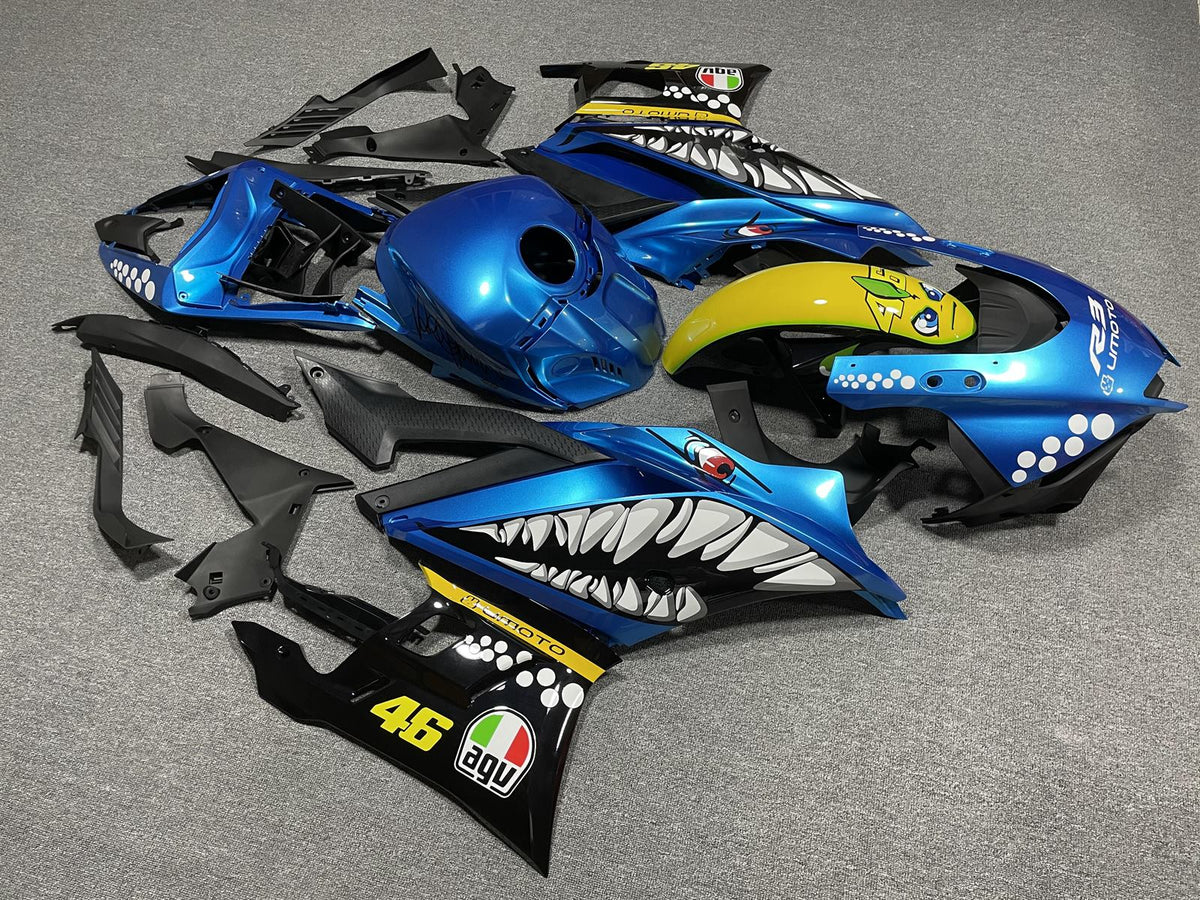 YAMAHA Y-R25 R3 19-21 Fairing Kit - Blue Shark Race
