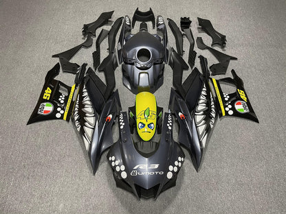 YAMAHA Y-R25 R3 19-21 Fairing Kit - Grey & Black Shark Race