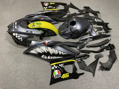 YAMAHA Y-R25 R3 19-21 Fairing Kit - Grey & Black Shark Race