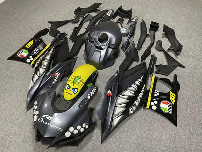 YAMAHA Y-R25 R3 19-21 Fairing Kit - Grey & Black Shark Race