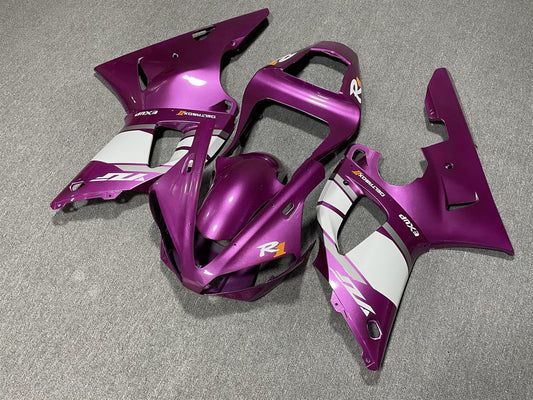YAMAHA YZF R1 00-01 Fairing Kit - Magenta & White