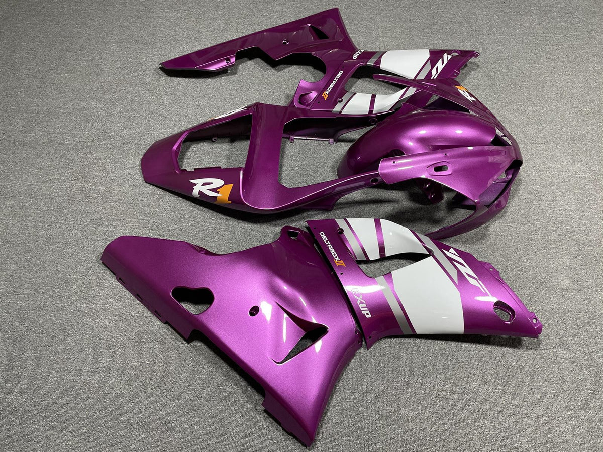 YAMAHA YZF R1 00-01 Fairing Kit - Magenta & White