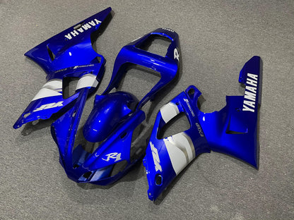 YAMAHA YZF R1 00-01 Fairing Kit - Blue & White Race